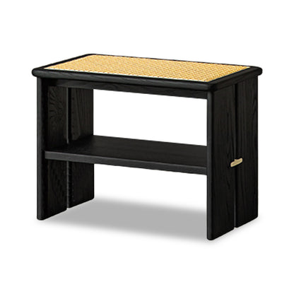 Rattanéa Solid Wood Rattan Shoe Cabinet