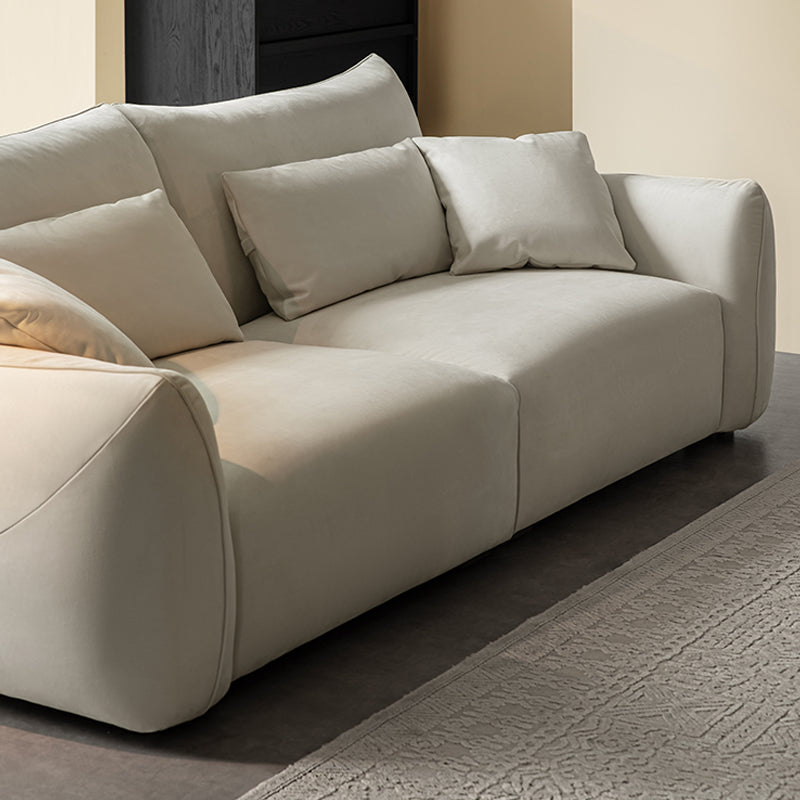 Mobilious-梵·Brahman|Soffiella Cream Straight Sofa Couch