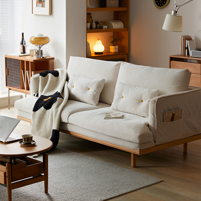 Mobilious-Kohana Corduroy Japanese Fabric Washable Sofa