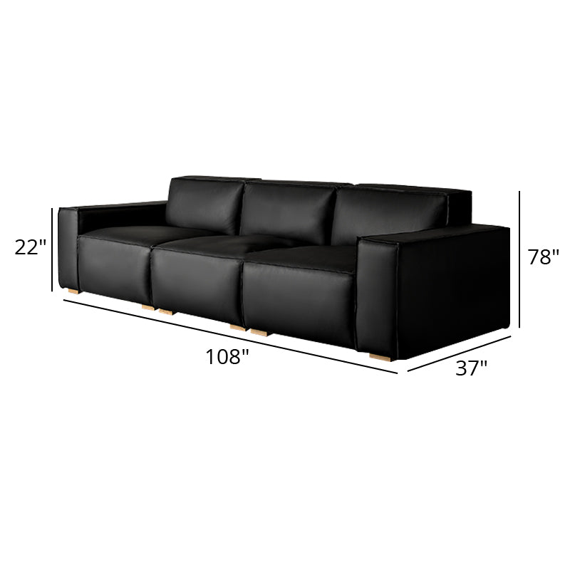 Lussera Top Grain Leather Sofa
