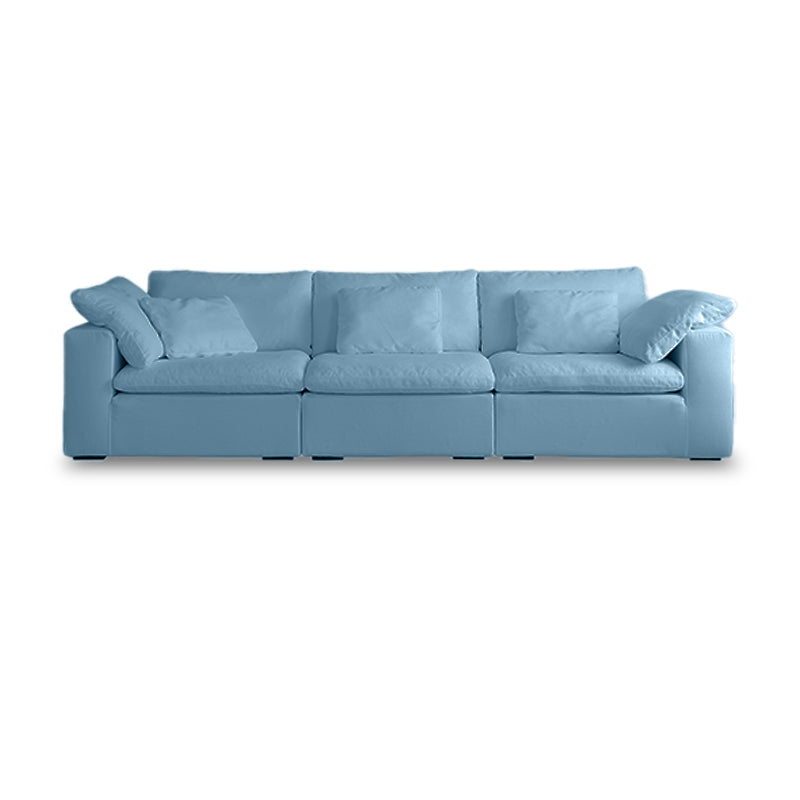 Mobilious-Nuvola Denim Slipcovered Blue Cloud Couch