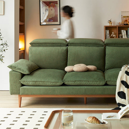 Mobilious-Bosvella Corduroy Retro Green Washable Sofa
