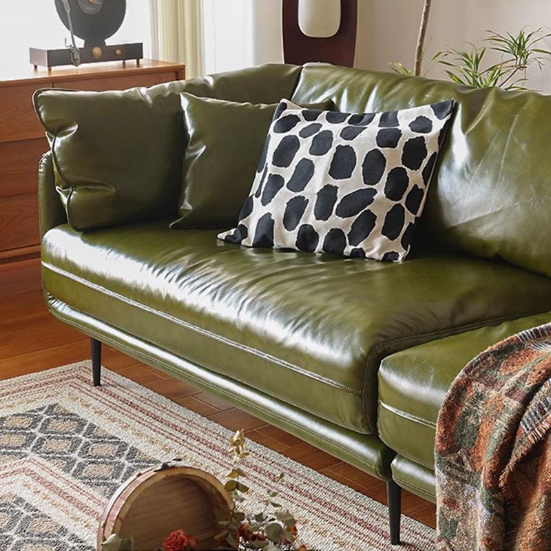 Nojara Top Grain Leather Straight Modular Sofa