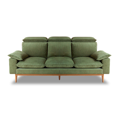 Mobilious-Bosvella Corduroy Retro Green Washable Sofa