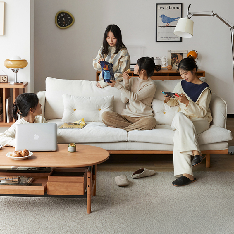 Mobilious-Kohana Corduroy Japanese Fabric Washable Sofa