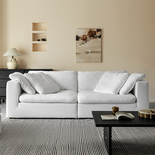 梵·Brahman|Sannora Straight Linen Fabric Sofa