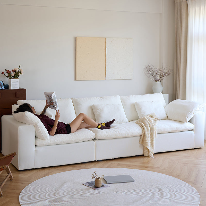 Mobilious-Nuvola Denim Deep Seat Washable Sofa