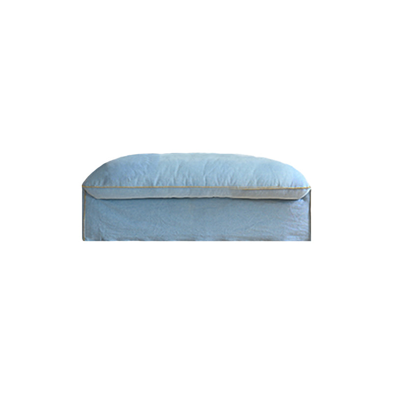 Bluoro Denim Slipcovered Blue Skirted Sofa