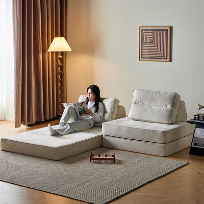 Molveno Brushed Cotton Fabric Modular Sofa