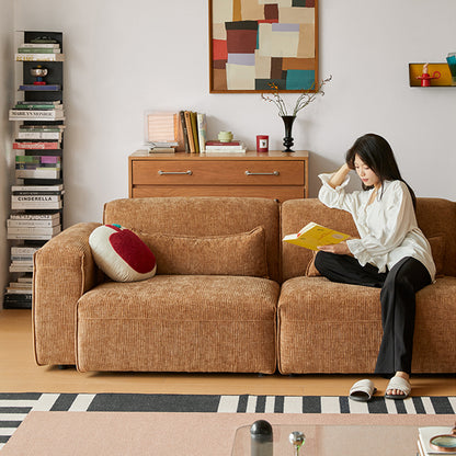 Mobilious-Kuruna Corduroy Retro Japanese Fabric Sofa