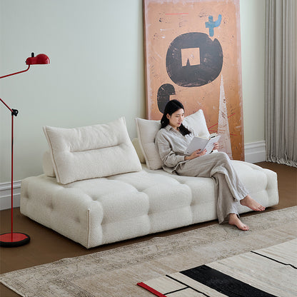 Mobilious-Stratto Gray Modular Chenille Fabric Sofa