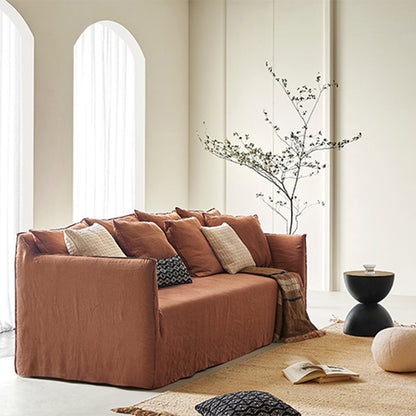 Soluna Dew-Retted Linen Fabric Washable Sofa