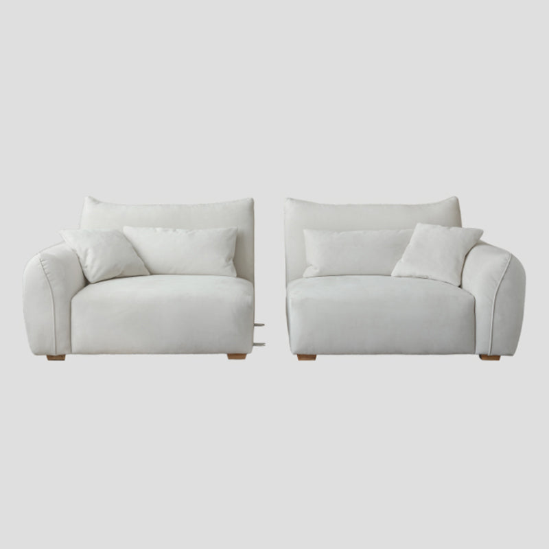 Mobilious-梵·Brahman|Soffiella Cream Straight Sofa Couch