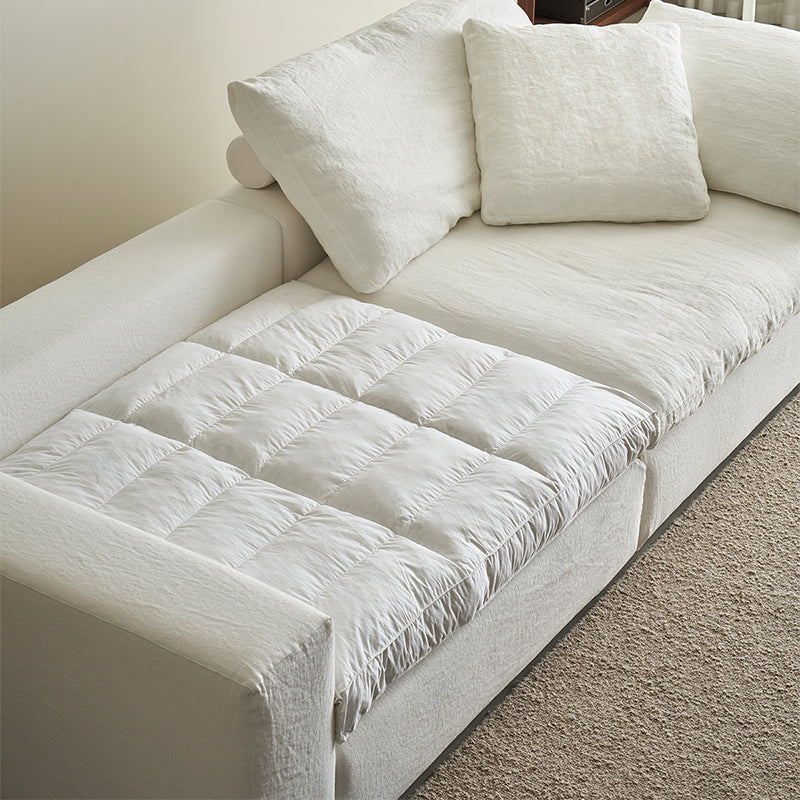 Mobilious-Lunara Dew-Retted Linen Fabric Washable Sofa