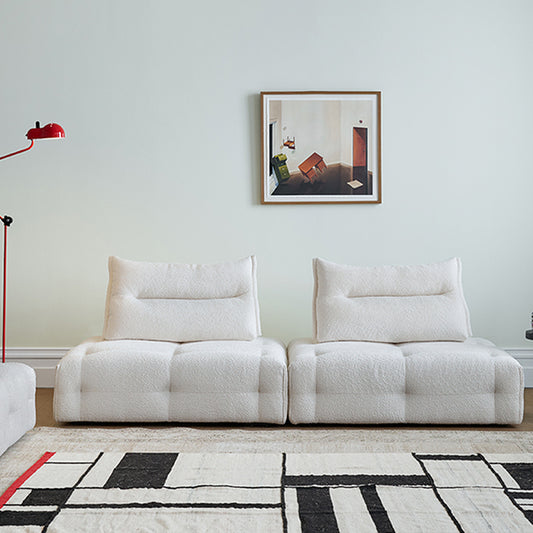 Mobilious-Stratto Gray Modular Chenille Fabric Sofa