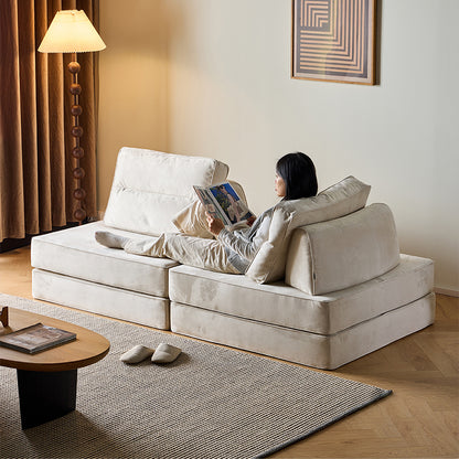 Molveno Brushed Cotton Fabric Modular Sofa