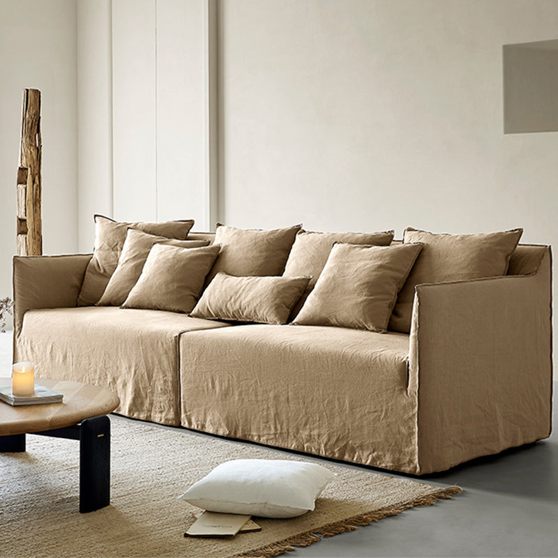 Soluna Dew-Retted Linen Fabric Washable Sofa
