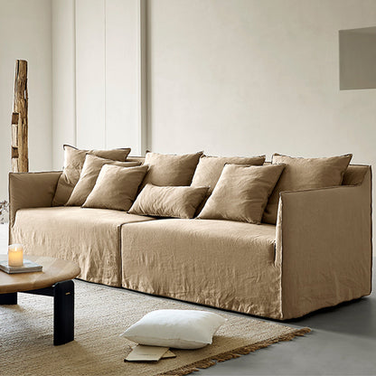 Soluna Dew-Retted Linen Fabric Washable Sofa