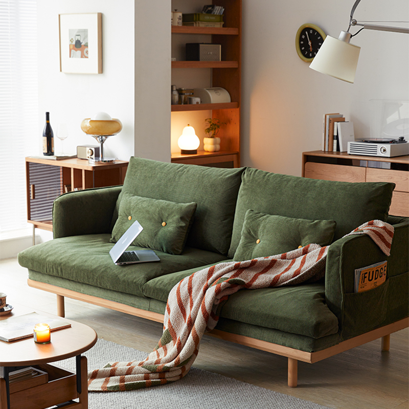 Mobilious-Kohana Corduroy Japanese Fabric Washable Sofa
