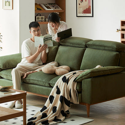 Mobilious-Bosvella Corduroy Retro Green Washable Sofa