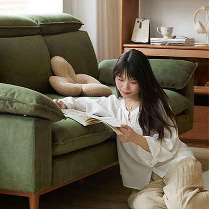 Mobilious-Bosvella Corduroy Retro Green Washable Sofa