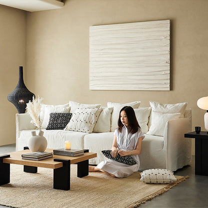 Soluna Dew-Retted Linen Fabric Washable Sofa