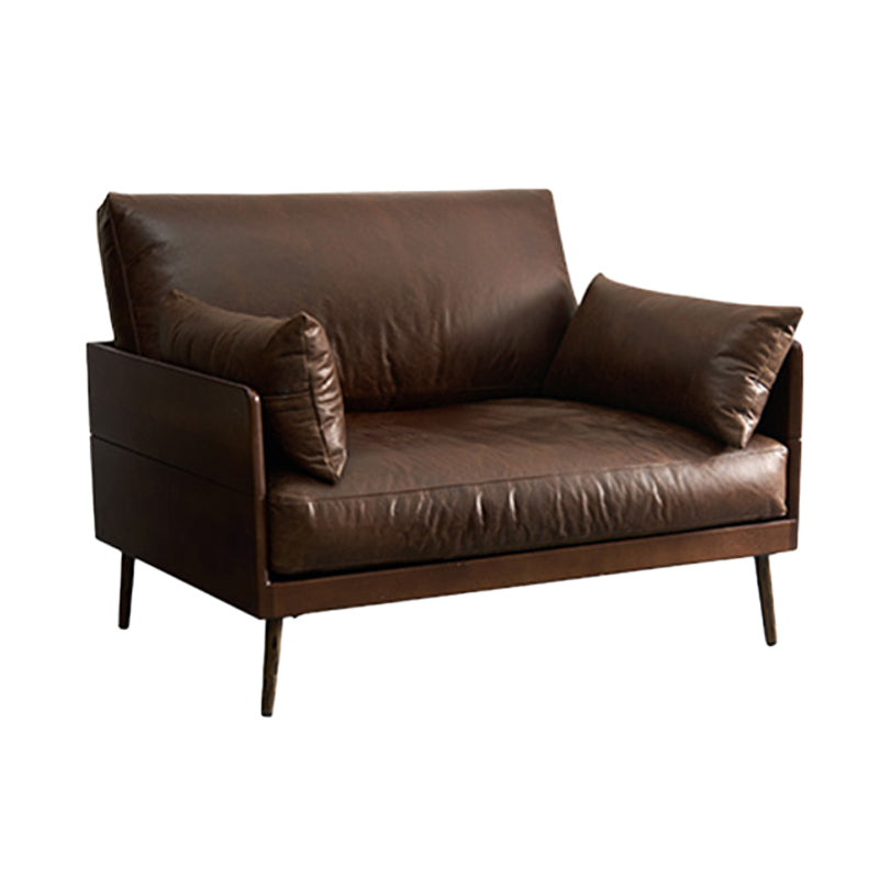 Vittoro Top Grain Leahter Straight Sofa