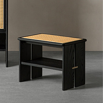 Rattanéa Solid Wood Rattan Shoe Cabinet