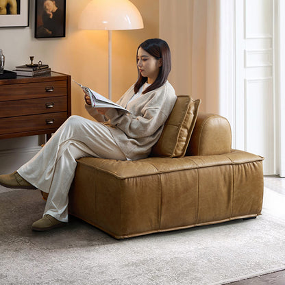 Lusvène Top Grain Leahter Modular Sofa