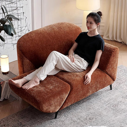 Lykke Chenille Fabric Adjustable Lounge Chair - Plus