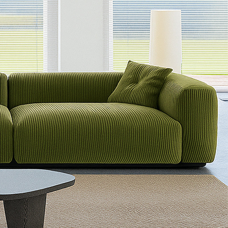Mobilious-Verdino Corduroy Retro Green Modular Sectional