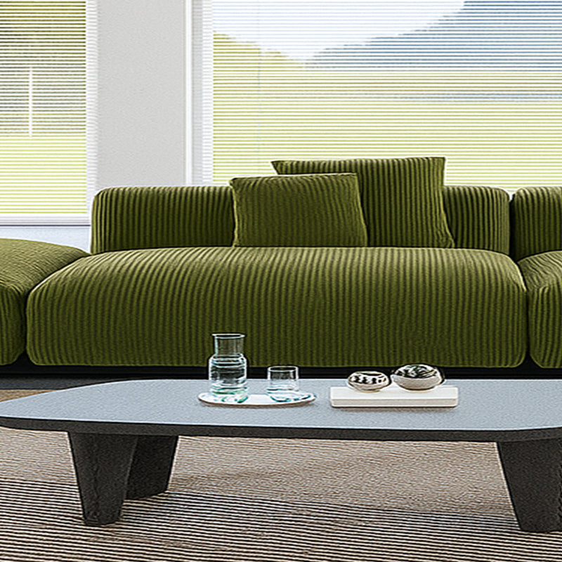 Mobilious-Verdino Corduroy Retro Green Modular Sectional
