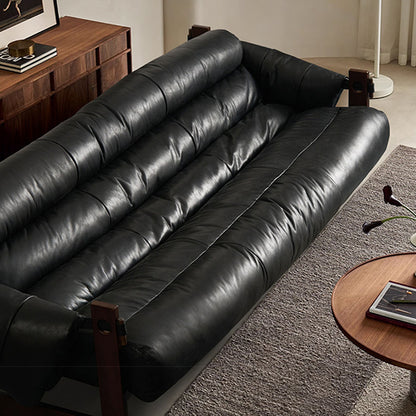 Solvu Top Grain Leahter Straight Sofa