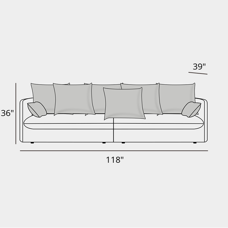 Mobilious-Bluoro Slipcovered White Skirted Sofa