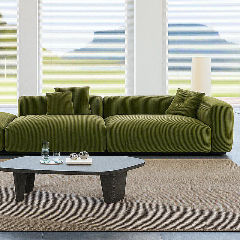 Mobilious-Verdino Corduroy Retro Green Modular Sectional